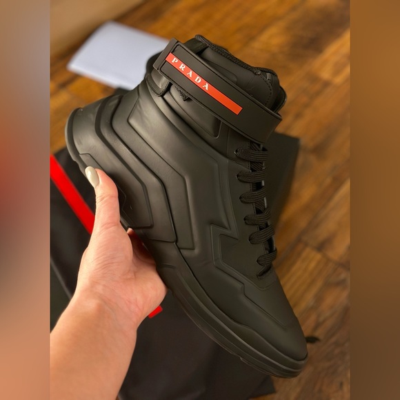 Prada Polarius high-top sneakers - Picture 8 of 8